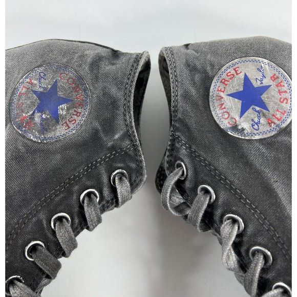 Converse Chuck Taylor All Star Lux Hidden Wedge Sneaker Womens 9 Distressed Gray - Picture 9 of 12